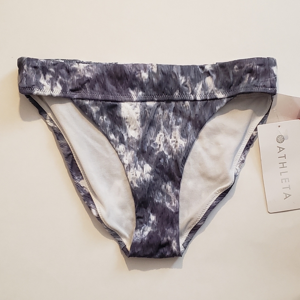 Athleta NWT Tulum Tie Dye Bikini Bottom